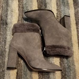 Ivanka Trump Suede Booties
